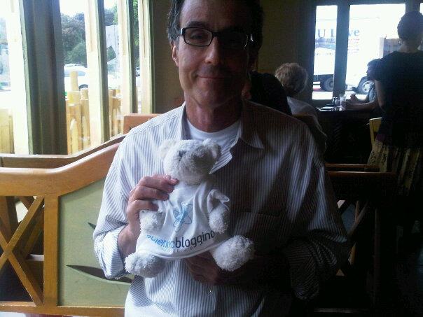 Mort Nathan with Bloggy Mort Nathan with Bloggy